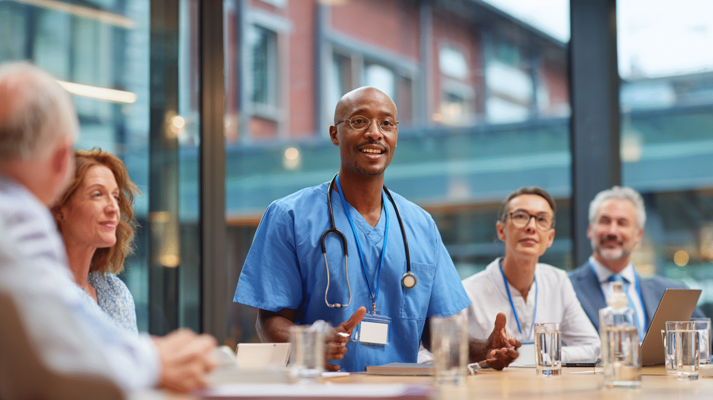 Leadership and communication support for medical leaders